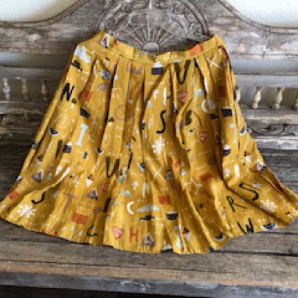 Alphabet Midi Skirt